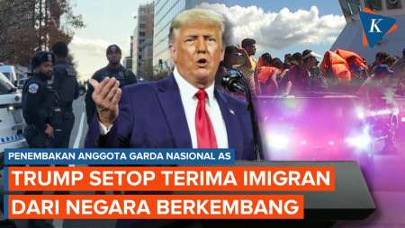 Garda Nasional Tertembak, Trump Setop Terima Imigran Dari Negara Berkembang