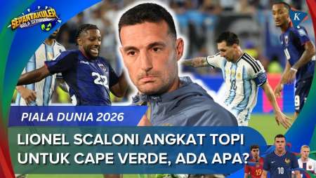 Argentina Baru Lolos Di Extra Time, Scaloni Angkat Topi Untuk Cape Verde