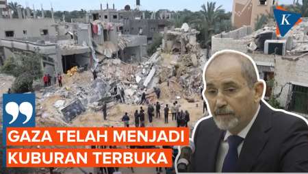 Menlu Yordania Sebut Gaza Kini Menjadi 