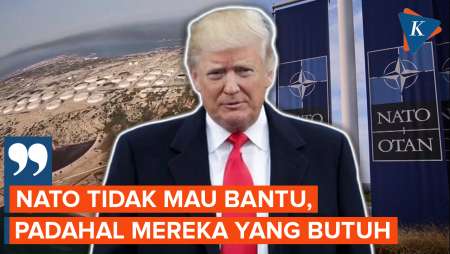 Kecewa NATO Tak Bantu Pertahankan Selat Hormuz, Trump: Padahal Mereka Yang Butuh!