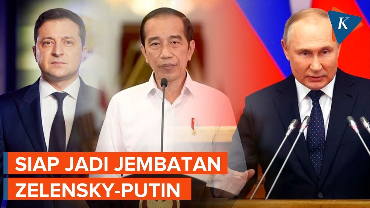 Jokowi Siap Jembatani Komunikasi antara Zelensky dan Putin