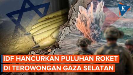 Militer Israel Temukan Terowongan Berisi Puluhan Roket Di Gaza Selatan