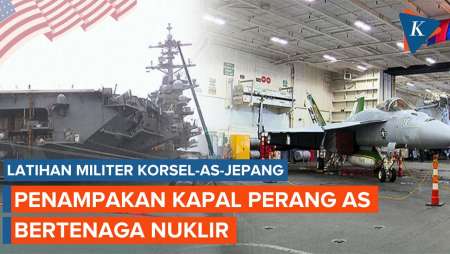Kapal Perang Amerika Serikat Bertenaga Nuklir Merapat di Korea Selatan, Ini Isi di Dalamnya