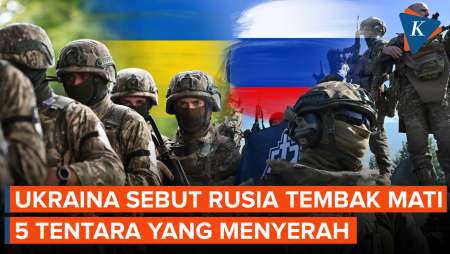 Ukraina Tuduh Rusia Tembak Mati 5 Tentara yang Sudah Menyerah