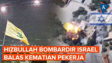 Hizbullah Hujani Israel dengan Roket, Balas Kematian Pekerja Darurat