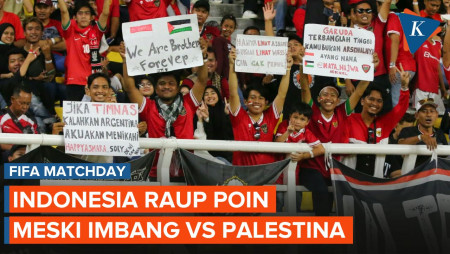 Hasil Indonesia Vs Palestina Imbang 0-0, Garuda Tetap Dapat Poin