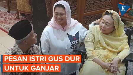 Pesan Khusus Istri Gus Dur untuk Ganjar Pranowo