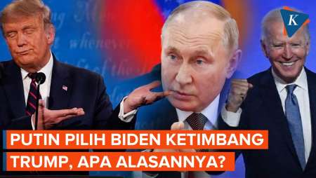 Pemilu AS, Putin Pilih Joe Biden Dibanding Donald Trump