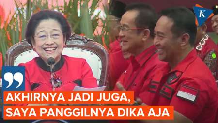 Usung Andika di Pilkada Jateng, Megawati: Sejak Panglima Saya Panggilnya Dik