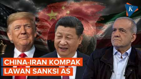 China Dan Iran Kompak Lawan Ancaman Sanksi Trump, AS Makin Terdesak?