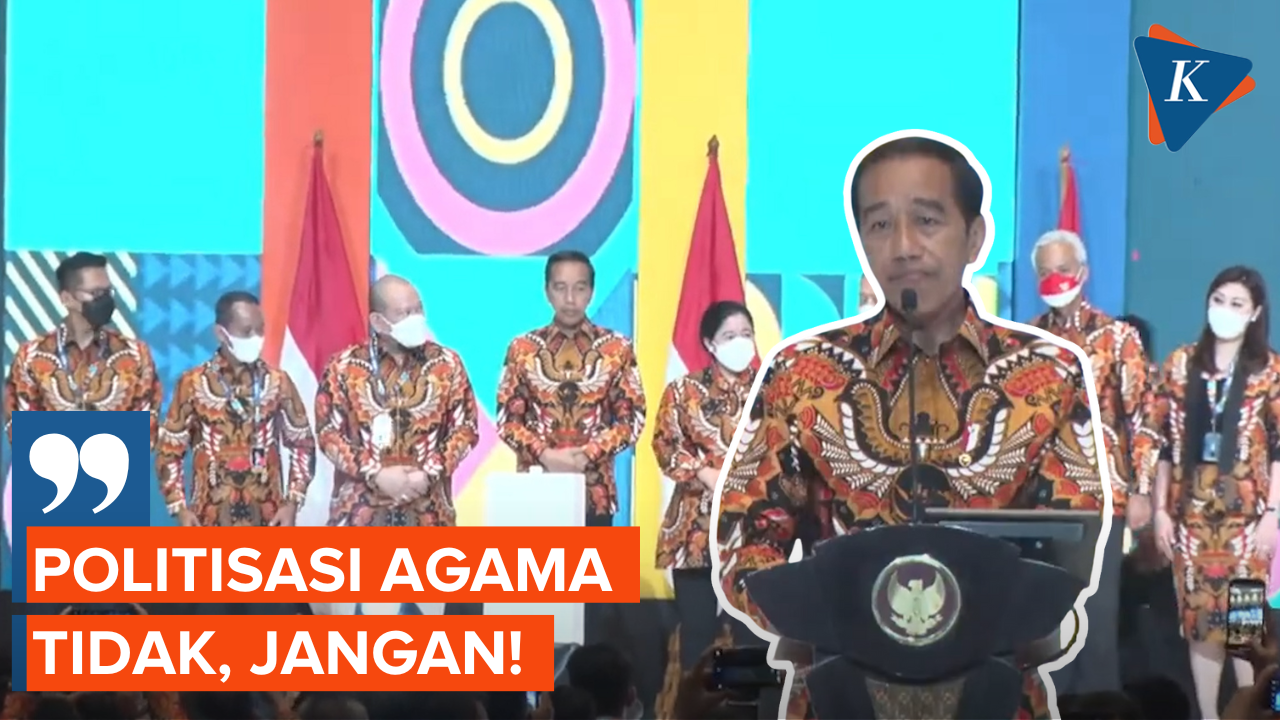 Jokowi Ingatkan Capres-Cawapres: Berpolitik Jangan Bawa SARA