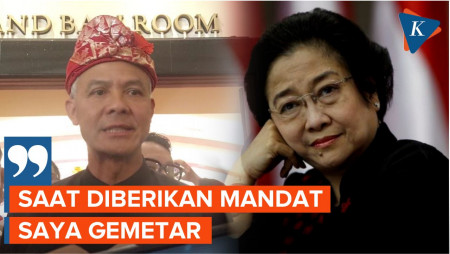 Curhat Ganjar, Gemetar Saat Ditunjuk Jadi Capres oleh Megawati