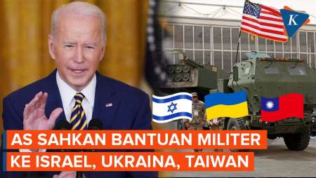 DPR AS Setujui Bantuan Militer Rp 1.539 Triliun untuk Israel, Ukraina, dan Taiwan