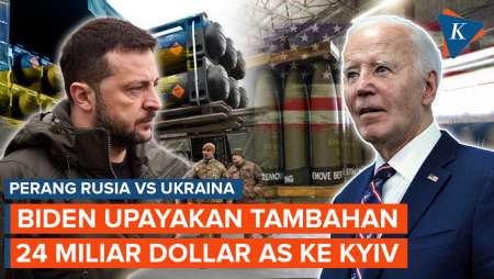 Biden Mau Tambah Lagi Bantuan untuk Ukraina 24 Miliar Dollar AS, Buat Apa?