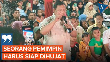 Prabowo: Pemimpin Harus Siap Dihujat, Tetapi Jangan Patah Semangat