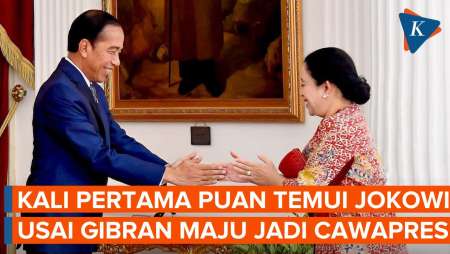 Bertemu Jokowi Kali Pertama Usai Gibran Jadi Cawapres Prabowo, Puan: Kami Tenang Saja