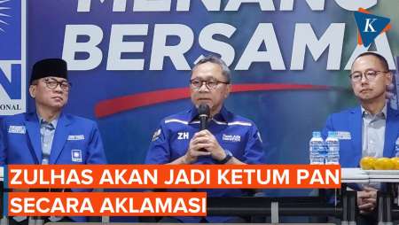 Zulhas Dipastikan Kembali Jadi Ketum PAN