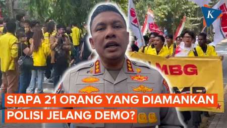 21 Orang Diamankan Jelang Demo, Polisi Tegaskan Bukan Dari Mahasiswa