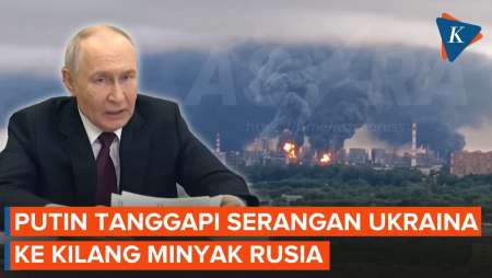Respons Putin Soal Serangan Ukraina Ke Kilang Minyak Di Moskwa