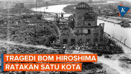 Kengerian Bom Hiroshima, Suhu Mencapai 7.000 Derajat Celcius, Satu Kota Lebur