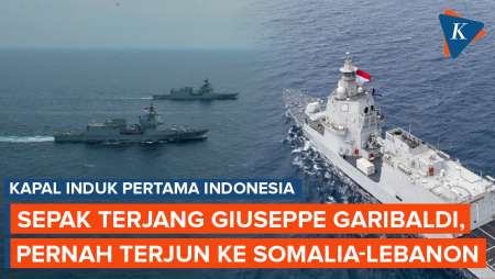 Kapal Induk Garibaldi Tiba di Jakarta, Pernah Bertugas di Somalia hingga Lebanon