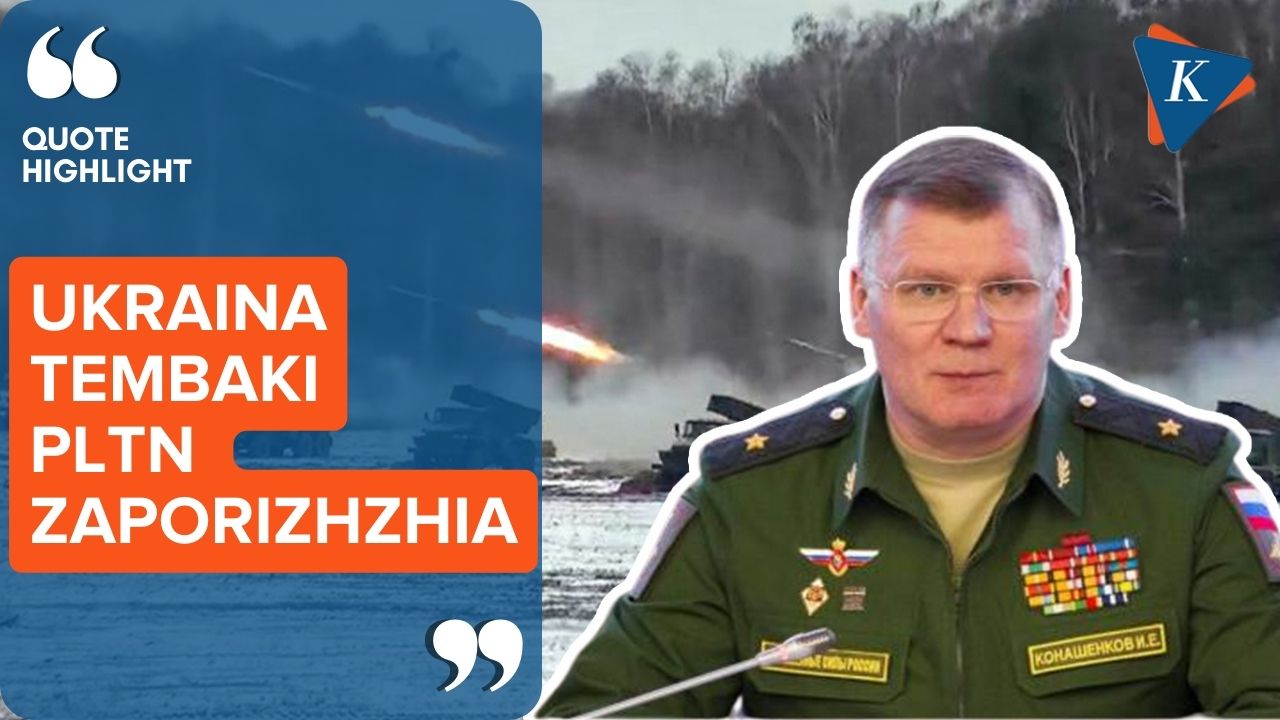 Rusia Tuduh Ukraina Serang PLTN Zaporizhzhia dengan Artileri