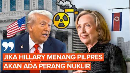 Trump: AS-Korut Perang Nuklir jika Hillary Clinton Menang Pilpres