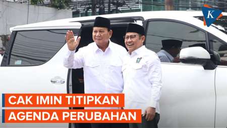 Kepada Prabowo, Cak Imin Titipkan 8 Agenda Perubahan