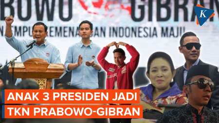 Anak 3 Presiden RI Jadi TKN Prabowo-Gibran, Siapa Saja?