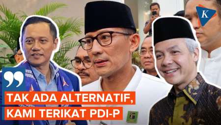 Soal Wacana Dirinya dengan AHY, Sandiaga Tegaskan Berjuang dengan PDI-P