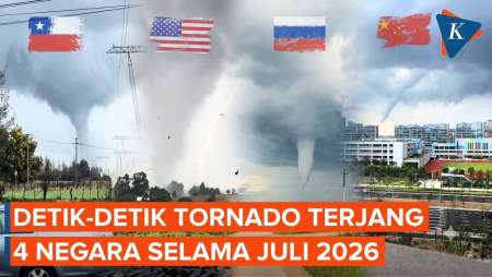 4 Penampakan Tornado di Dunia Sepanjang Juli 2026
