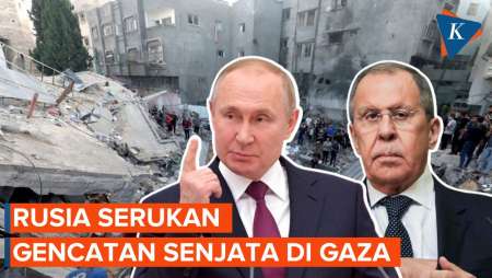 Putin Turun Langsung  Buka Upaya Gencatan Senjata di Gaza