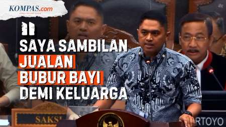 Tahan Tangis Dosen ASN Di Depan MK, Gaji Miris Dan Jual Bubur Bayi Demi Hidup 