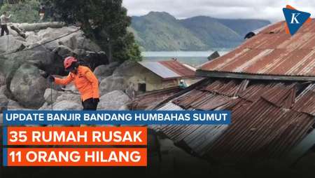 Longsor di Humbahas Sumut, 35 Rumah Rusak dan 11 Orang Hilang