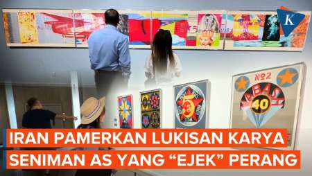 Museum Iran Pamerkan Lukisan “Ejek” Perang Karya Seniman AS