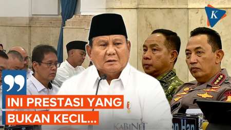 Prabowo: Harusnya Kita Bangga, 108-110 Masalah Yang Kita Selesaikan Dalam 18 Bulan