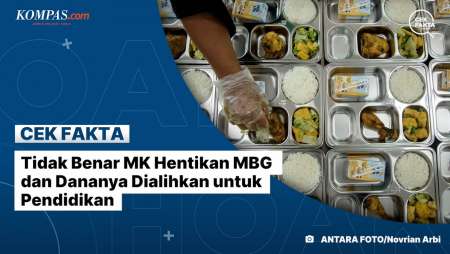 Tidak Benar MK Hentikan MBG Dan Dananya Dialihkan Untuk Pendidikan