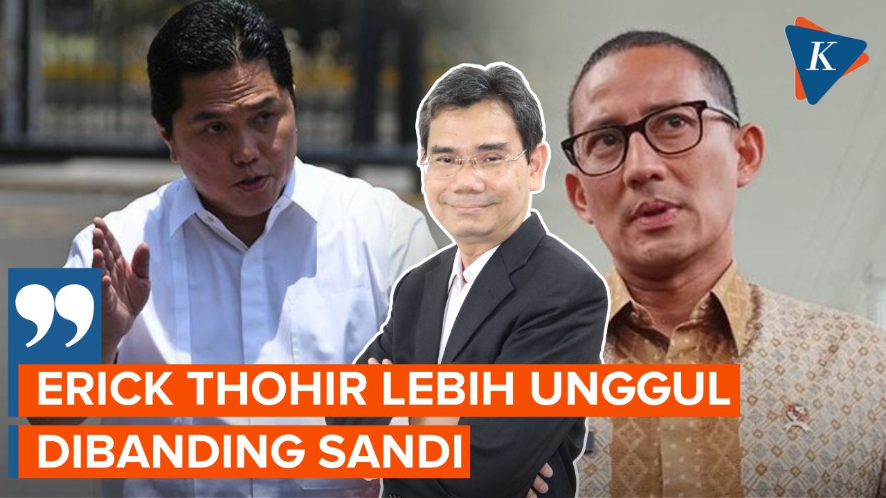 Dibanding Sandi, Erick Thohir Dinilai Lebih Berpotensi Jadi Cawapres PPP