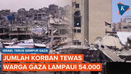 Terus Digempur Israel, Jumlah Korban Tewas di Gaza Lampaui 54.000