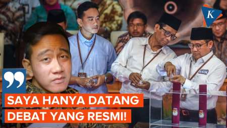 Gibran Tegaskan Hanya Datangi Debat Cawapres Versi KPU