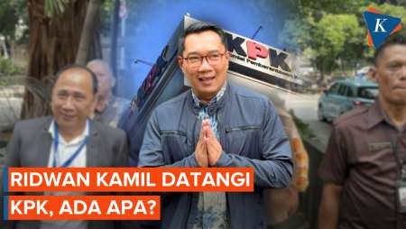 Momen Eks Gubernur Jabar Ridwan Kamil Tiba Di KPK, Agenda Apa?