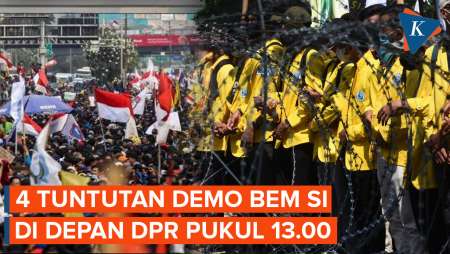 BEM SI Demo Di Depan DPR Hari Ini Pukul 13.00 WIB, Ini 4 Tuntutannya!