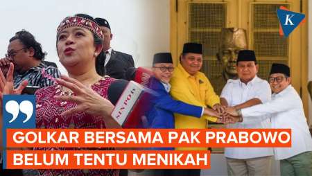 Golkar Dukung Prabowo, Puan Maharani: Baru Pelaminan Belum Tentu Menikah