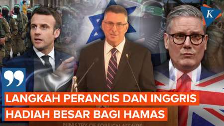 Sindir Negara Barat yang Akui Palestina, Menlu Israel: Hadiah Besar bagi Hamas
