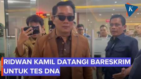 Ridwan Kamil Datangi Bareskrim untuk Tes DNA Terkait Laporan terhadap Lisa Mariana
