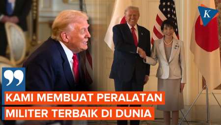 Pernyataan Lengkap Trump Saat Bertemu PM Jepang, Pamer Kemampuan Militer AS