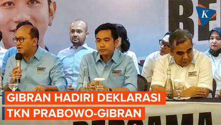 Gibran Rakabuming Hadiri Deklarasi Tim Kampanye Nasional Koalisi Indonesia Maju