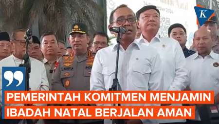 Menko PMK Jamin Ibadah Natal Berjalan Aman