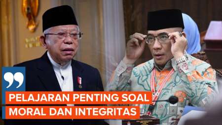 Ketua KPU Hasyim Asy'ari Dipecat karena Kasus Asusila, Wapres: Pelajaran Moral dan Integritas