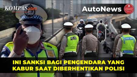 Pengendara Kabur Saat Diberhentikan Polisi, Ini Sanksinya